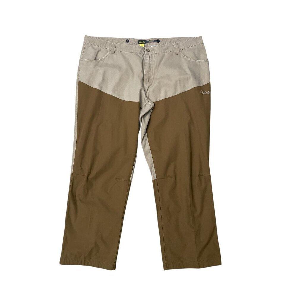 Cabela’s Men’s Classic Fit Khaki Upland Reinforced Hunting Pants Size 44W x 31L